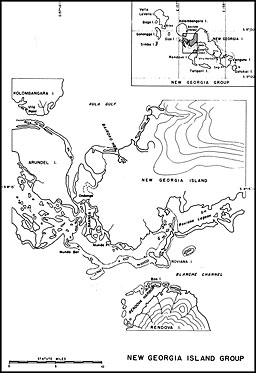 Map: New Georgia Island Group